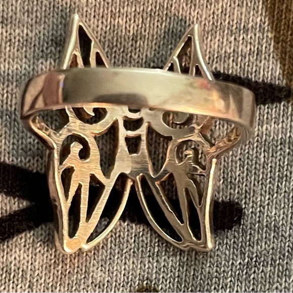Silver Butterfly Wrap Ring - Picture 2 of 7